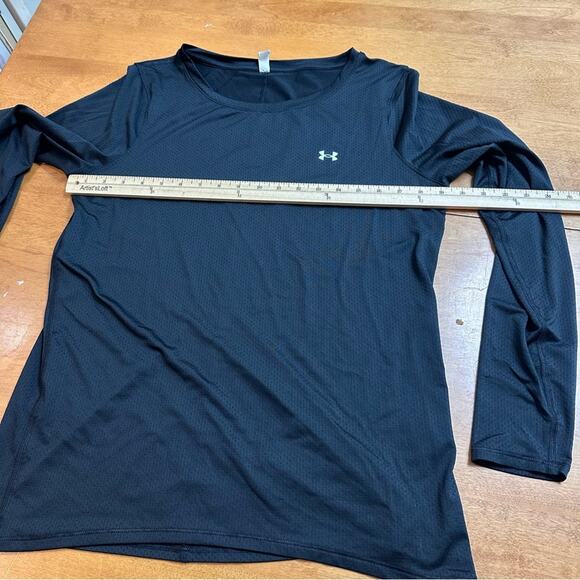 Under Armour Women’s Black Long Sleeve Athletic Shirt Size X-LARGE XL Athleisure - Picture 4 of 6